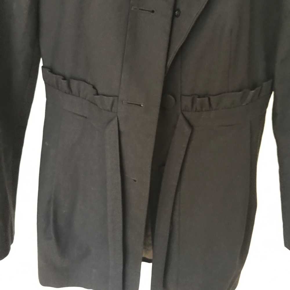 JCREW Ruffle Gamine Coat - Picture 8 of 9